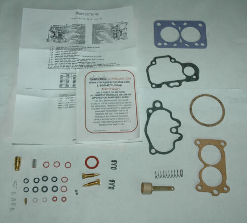 1939-40 KIT DE CARBOHIDRATOS LASALLE CARTER MODELO WDO 2 BARRILES #'S 423S & 460S TODO NUEVO - Imagen 2 de 3