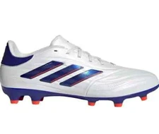 Adidas Copa Pure 2 League FG Soccer Cleats White Blue IG6408 Mens Size