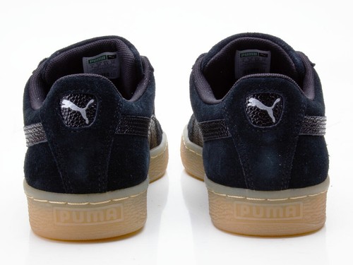 Puma Suede Classic Bubble Wn's Womens Sneakers Shoes 366440 01 Black - Picture 5 of 6