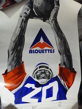 VINTAGE POSTER MONTREAL ALOUETTE PROMOTION TICKET SELL GROUP