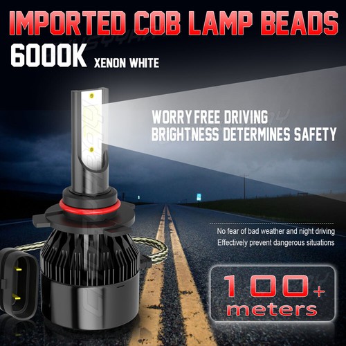 For Pontiac Bonneville 1992-2005 6X 6000K LED Headlight + Fog Lights Bulbs Combo - Picture 11 of 11
