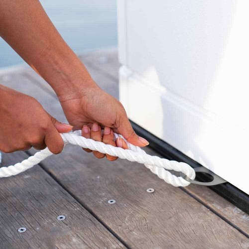 Resin Marine Dock Box Weather-Resistant with Handles and Lid Durable 130 Gal. - Picture 12 of 12