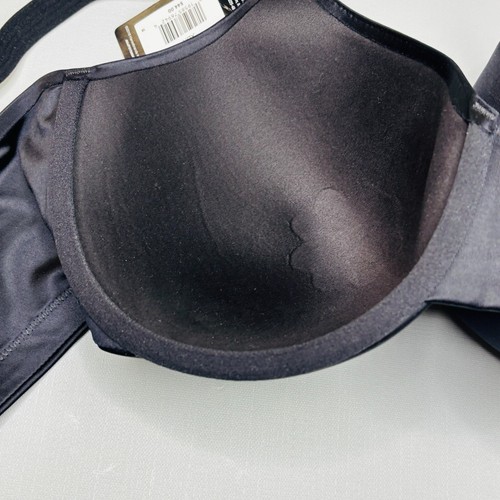 New Bali Bra 38DD Back Smoothing Underwire Full Coverage Black Adjustable 3W11 - Picture 7 of 7