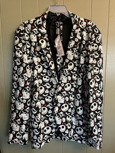 The Nightmare Before Christmas Blazer Jacke mit Leucht jetzt zum Binden. Herren klein/med - Bild 1 von 7