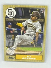 CJ Abrams Rookie 1987 Retro 2022 Topps Update Series # 87TBU-10