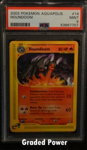 Pokemon Aquapolis Houndoom PSA 9 (7707) 14/147