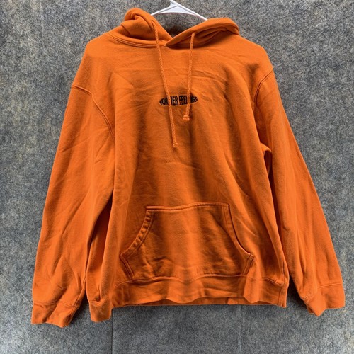 Pacsun Sweater Men Medium Orange Long Sleeve Hoodie Pockets Forever