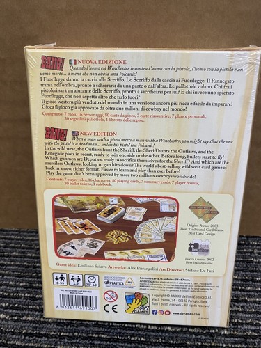 Bang! Card Game Board Game Emiliano Sciarra DaVinci Games DVG 9100 New & Sealed - Picture 2 of 2
