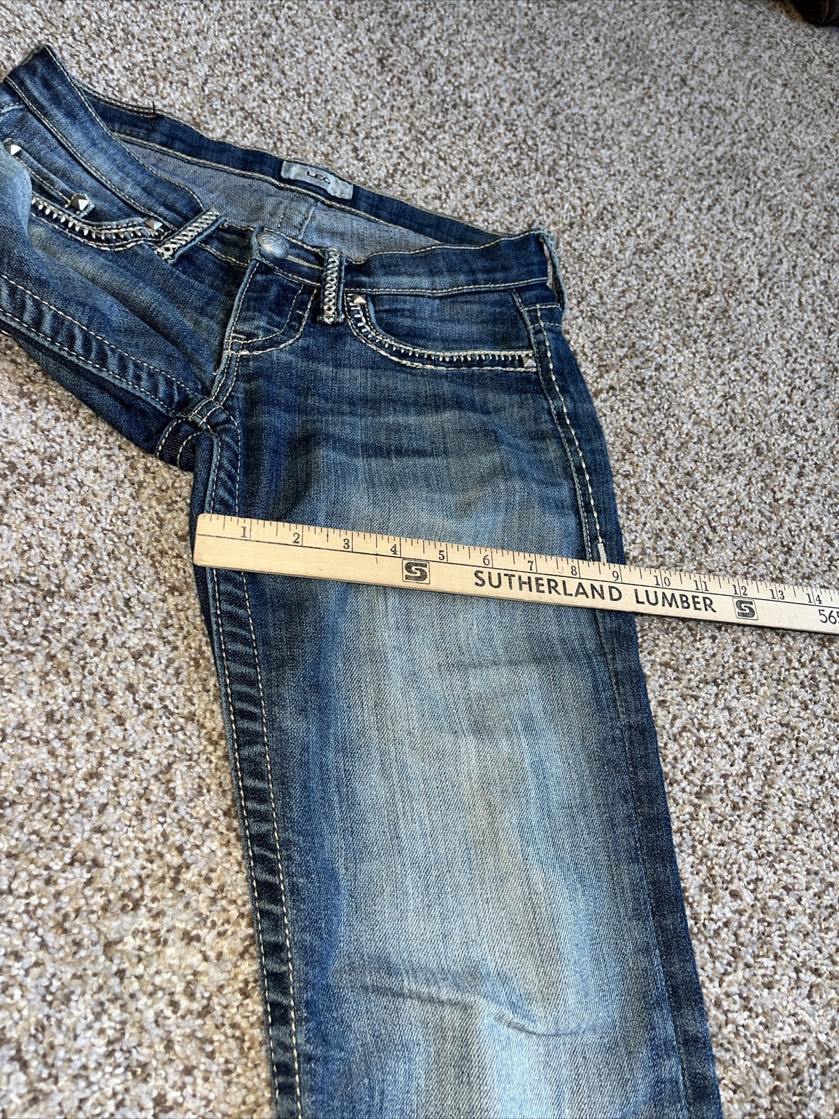 Daytrip Jeans Womens 25 (27 X 30.5) Leo Bootcut Low Rise Denim - View 11