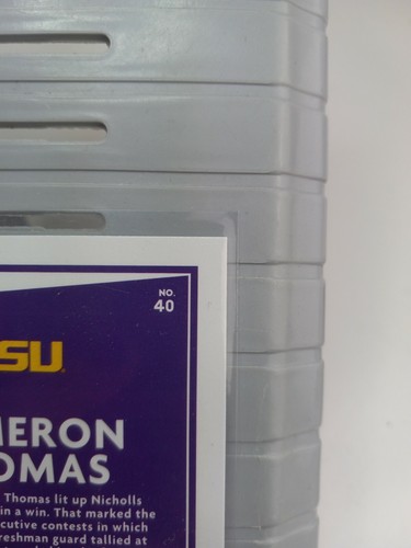 2021 Panini Draft Picks Donruss Cameron Thomas #40 Rated Rookie Card LSU - Picture 7 of 10