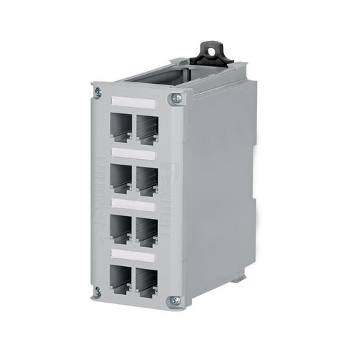 Panduit CDPP8RG DIN Rail Mount Patch Panel