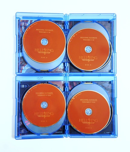 HELLSING ULTIMATE Blu-ray & DVD Combo Pack Volume 1-4 & 5-8 with Slipcovers - Picture 7 of 8