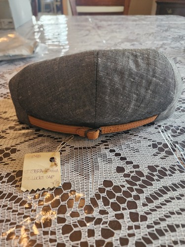 Deadstock Vintage Mr. Lucky Cap by Al’s Attire for Etcetera Etc. SF 7 1/2 Linen