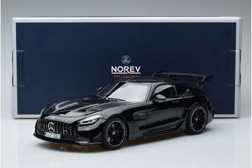 Norev 1:18 Mercedes Benz AMG GT Black Series - Black Diecast Car - RARE colour