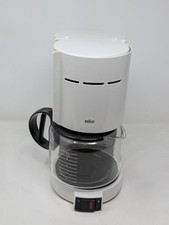 Braun Aromaster 10-Cup White Coffee Maker Type 4085 KF-400-Great