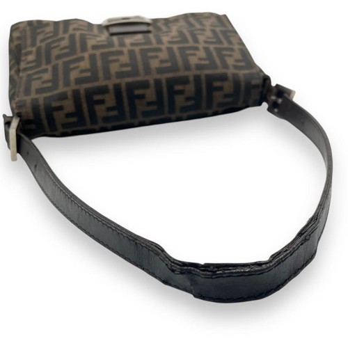Fendi Mamma Bucket Zucca Pattern Shoulder Bag Silver Fittings Used - Picture 10 of 12