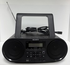 Sony ZS-RS60BT CD Boombox USB AM/FM Radio Audio System FOR PARTS OR NOT WORKING