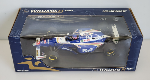 1997 Minichamps Williams F1 Team FW19 Auto Jacques Villeneuve WC 1:18 Die-Cast