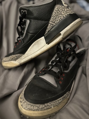 Nike Air Jordan Retro 3 Black Cement 2018 size 13 (854262-001) OG III | 2342 - Picture 2 of 6