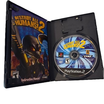 Destroy All Humans 2 (Sony PlayStation 2, 2006) Complete