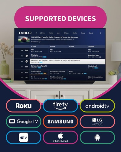 Tablo 4th Gen 2-Tuner Over-The-Air (OTA) DVR - Watch, Pause & Record Live TV,... - Picture 7 of 9