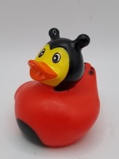 Ladybug Rubber Duck 2" Collectible Jeep Dash Ornament Cruising Duck
