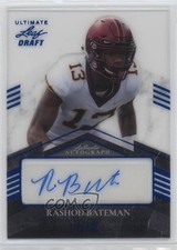2021 Leaf Ultimate Draft Clear Platinum Spectrum /15 Rashod Bateman Auto 1cc7