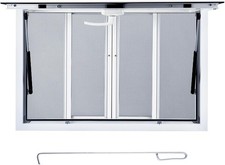 GARVEE 53" x 33" Food Truck Service Window with Removable Screens & Lock