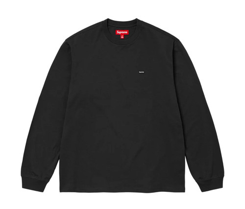 Size XL - Supreme Small Box L/S Tee Black : SS25 *BRAND NEW SHIPS SAME DAY*