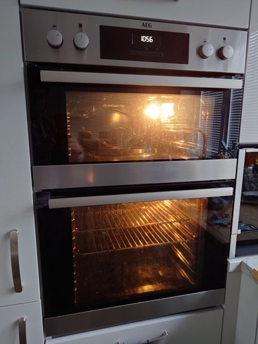 AEG DEB331010M 6000 SurroundCook Clean enamel Double Oven