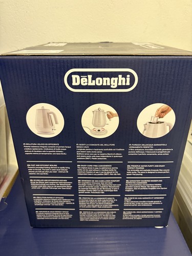 De'Longhi DeLonghi Wasserkocher Anti Kalk Filter Eclettica 3000W 1,7L weiß - Bild 6 von 6