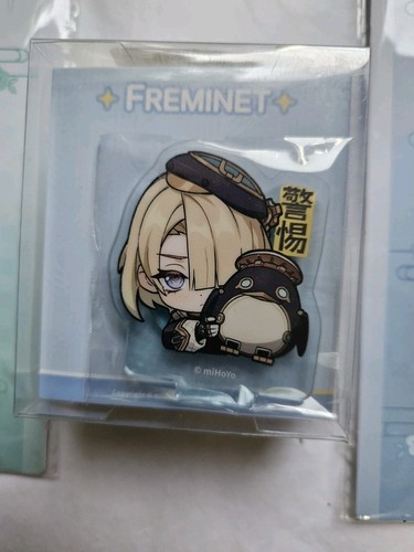 2 Genshin Impact supporto acrilico Shikanoin Heizou & Kamisato Ayaka + Chibi Freminet - Foto 3 di 11