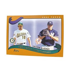 2002 Topps Traded Jason Giambi #T273 Athletics Yankees MLB Baseball Card