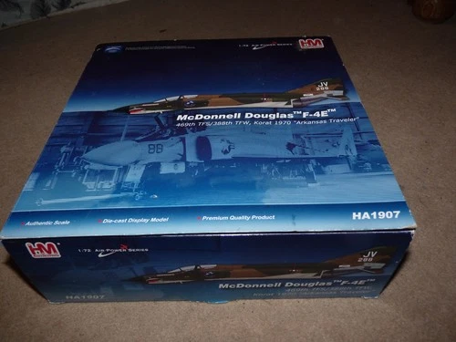 Hobbymaster HA1907 McDonnell Douglas F4E Military Plane - Boxed 1:72