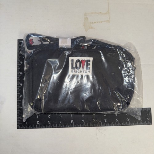 BRIGHTON The Love Essentials Crossbody Bag Black Limited Edition NWT $88 - Picture 4 of 4
