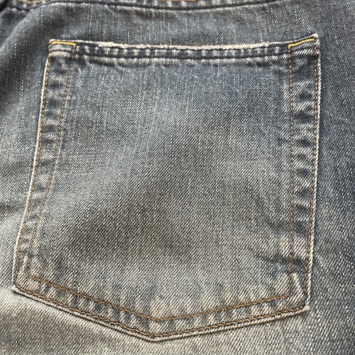 Gap 1969 Jeans Herren 38x30 Blau Straight Button Fly Medium Wash - Bild 5 von 5