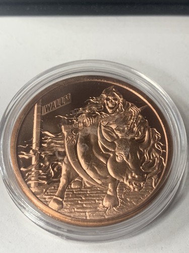 RATE REAPER 1oz .999 BU SILVER SHIELD Minimintage #18 in Serie & 1oz Kupfer - Bild 3 von 4