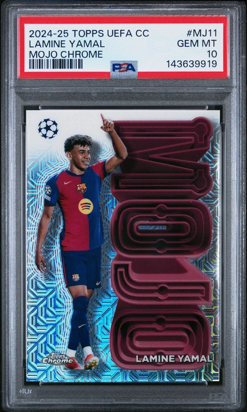 2024-25 UEFA Club Competitions Mojo Chrome Lamine Yamal #MJ-11