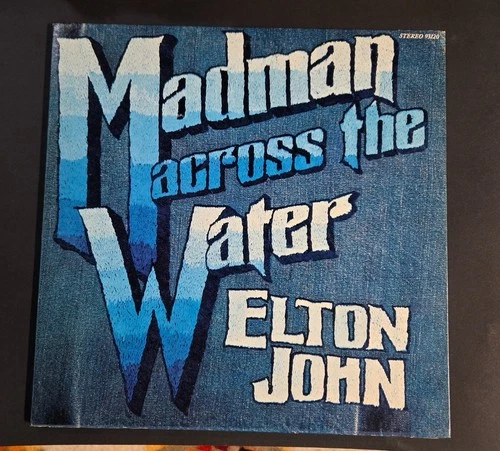 ELTON JOHN Madman Across the Water Vinyl LP 1971 MCA 93120 w/insert