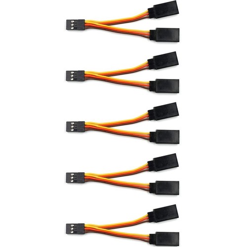 10Pcs Y Style Cable Servo 1 to 2 Y Harness Leads Splitter Cable Male to Female - Picture 7 of 7