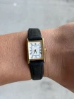 Vintage Ladies Classic Seiko Tank Dress Watch Running 1N01-5G40