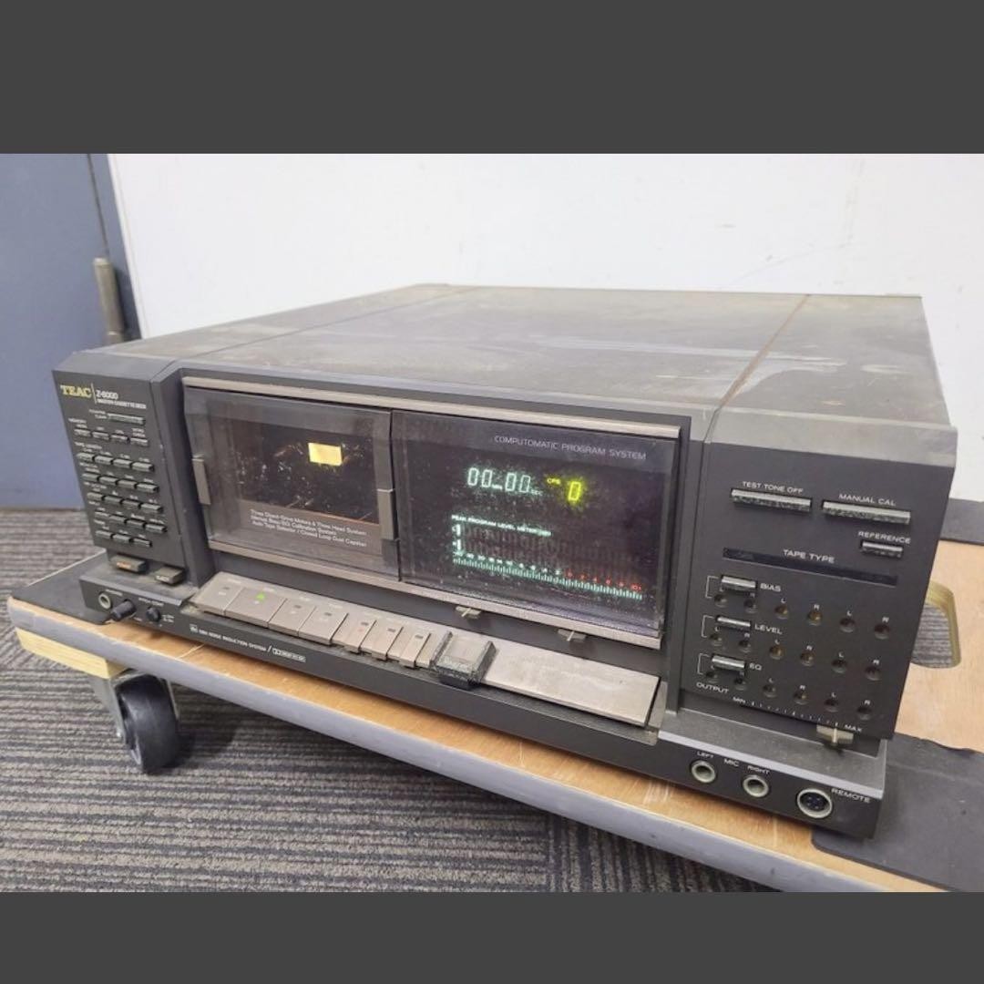 TEAC ティアック Z-6000 カセットデッキ Teac Z-6000 Cassette Deck Used Smoke Issue Powers On Cleaned