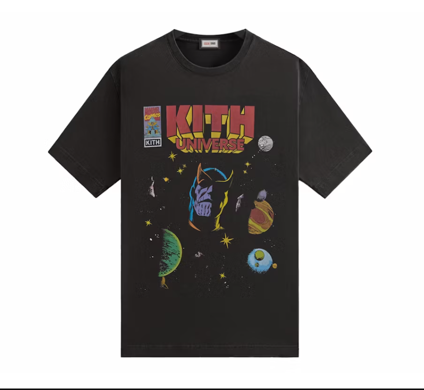 トップス KITH MARVEL Thanos Vintage Tee Sz XL - Kith Marvel Thanos Universe Infinity Black Vintage