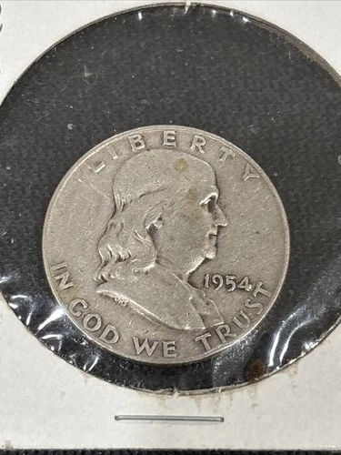 1954-D FRANKLIN SILVER HALF DOLLAR ~ XF ~ NICE COIN~