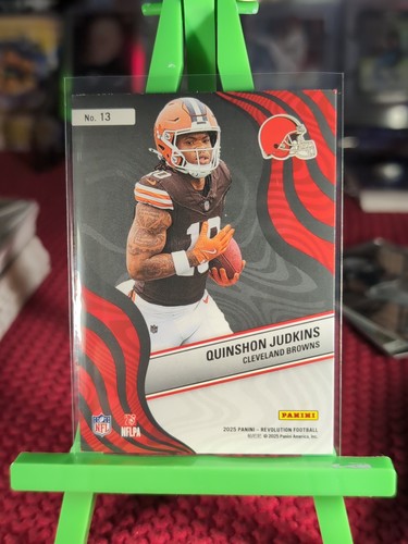 2025 Panini Revolution New Wave Quinshon Judkins #13 Rookie RC - Picture 5 of 7