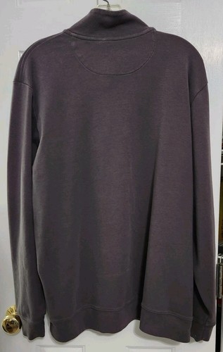 Herren XL Vineyard Vines 1/4 Zip Sweatshirt grau 100% Baumwolle Langarm Wal - Bild 2 von 10