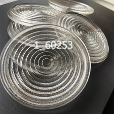 5pc Round Glass Spotlight Fresnel Lens IP23 Protection Grade Tungsten Lamp Cover