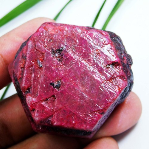 Pietra Preziosa Sciolta 100% Naturale 540,90 Ct Stella Rossa Rubino Grezzo Non Riscaldato Certificato - Foto 2 di 6