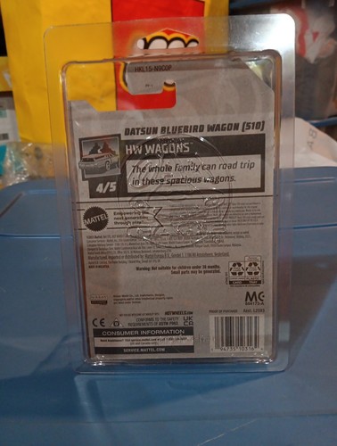 Hot Wheels Datsun Bluebird Wagon 510 Pink Super Treasure Hunt 2023 STH - Picture 2 of 2