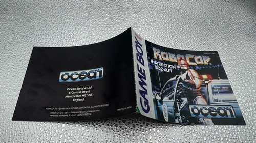 Robocop Nintendo Gameboy Manual VGC 1990 UKV - Picture 4 of 5